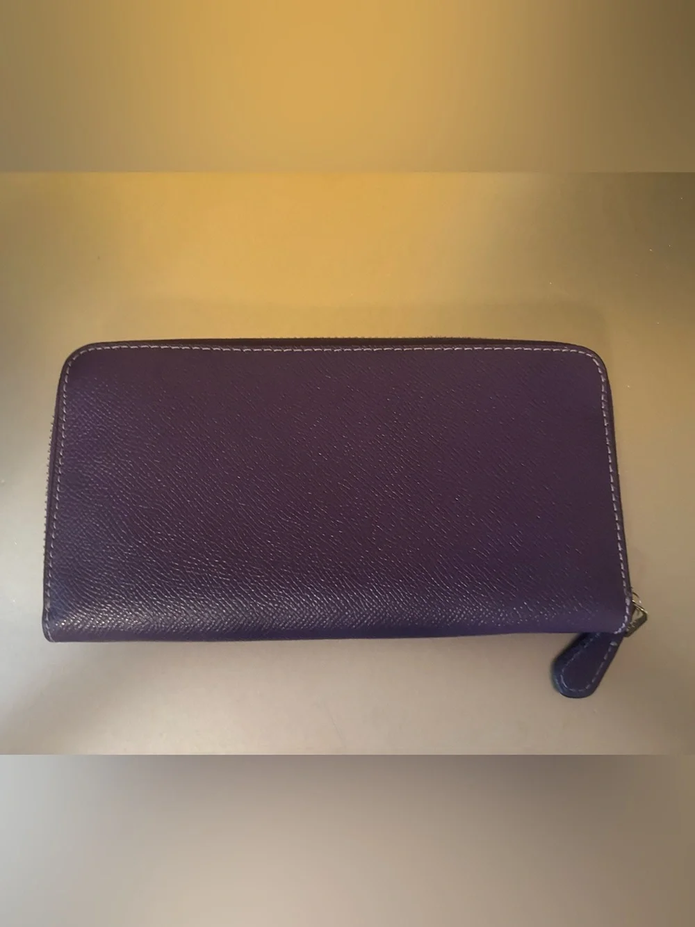Coach sleek zip